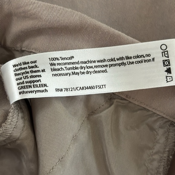 Eileen Fisher Pull On Tencel Tapered Pants - Picture 5 of 8